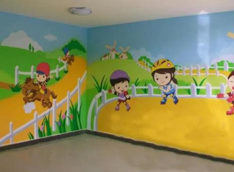 万载幼儿园墙体彩绘制作流程及注意事项