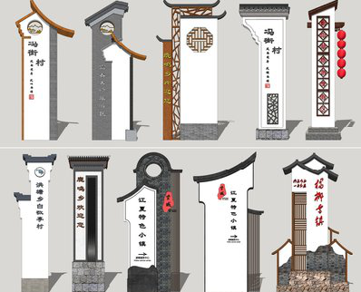 万载美丽乡村标识标牌有哪些分类？